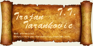 Trojan Taranković vizit kartica